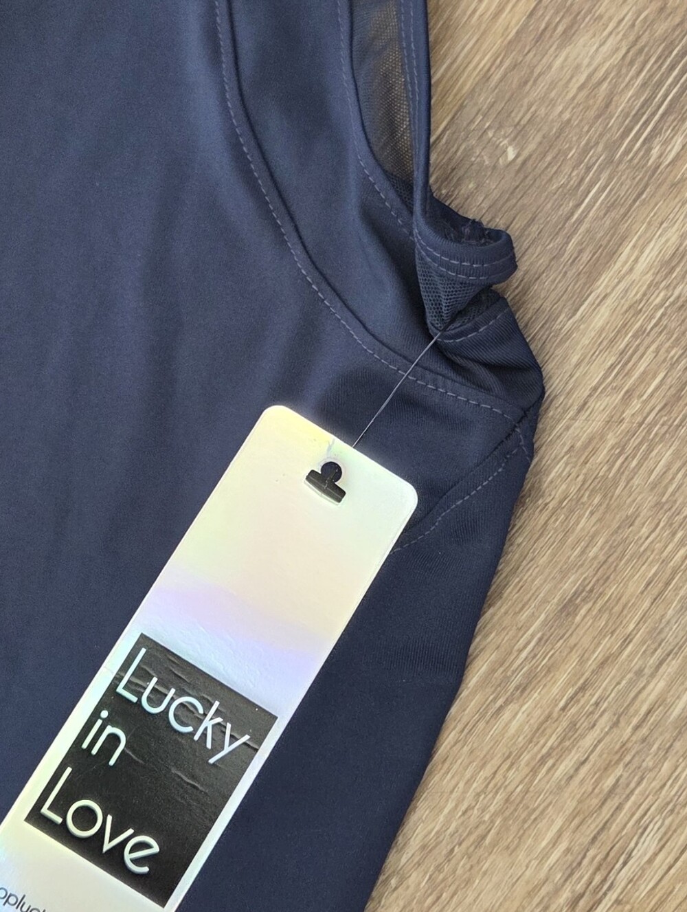 Lucky in Love Navy Blue Athletic Tennis Dress NWT Pleated Tennisprep Neon Zip-up - Picture 7 of 14